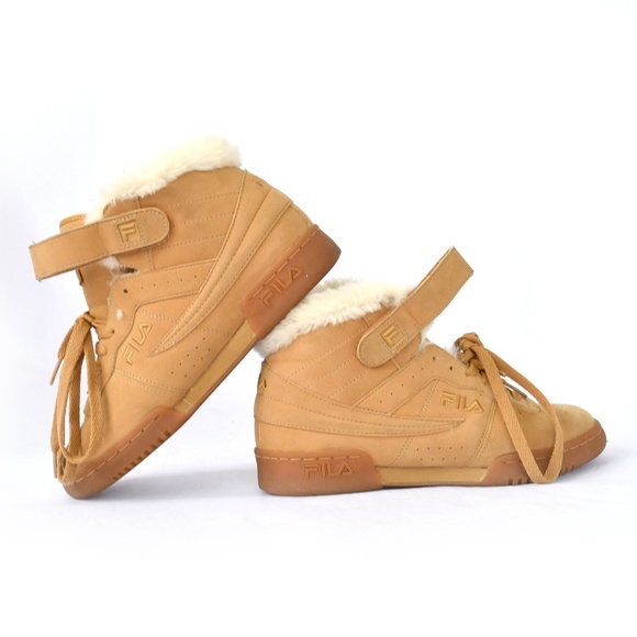 fila boots with fur inside